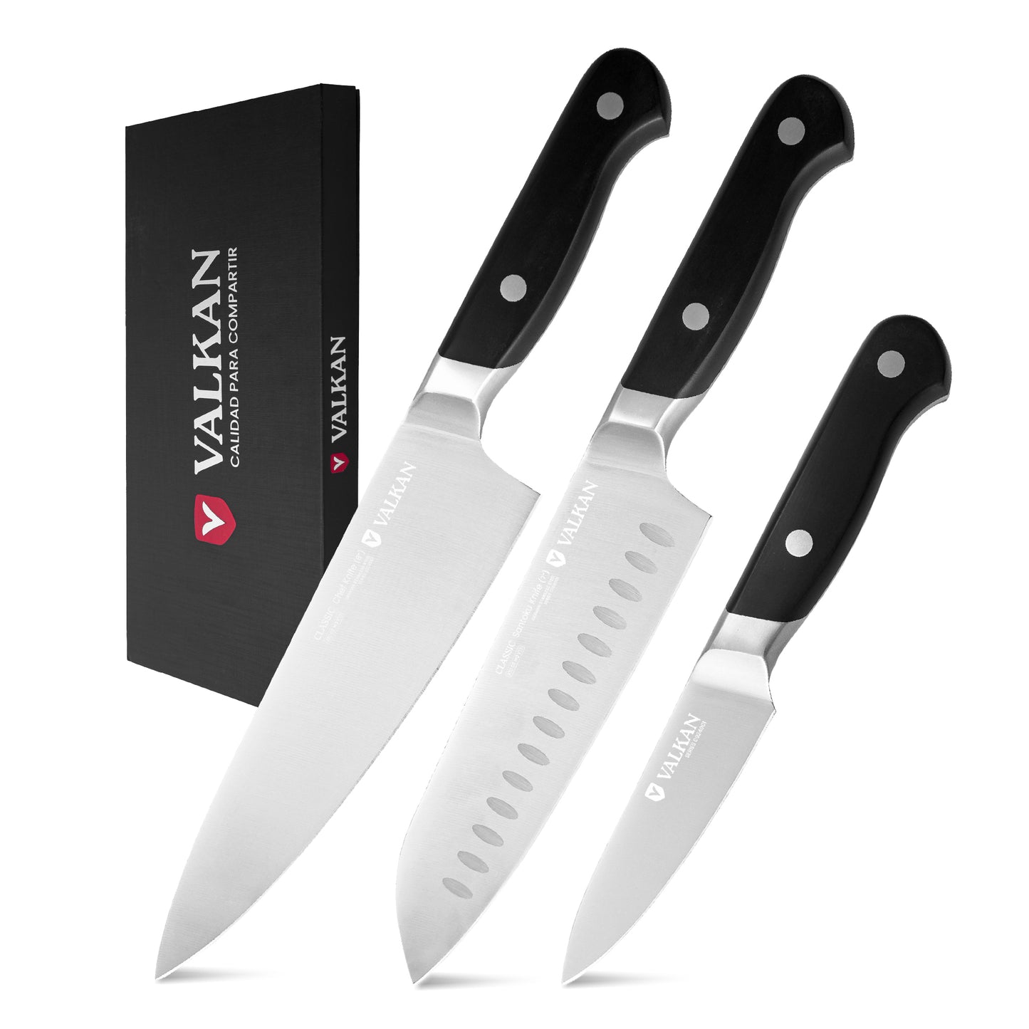 Set de 3 Cuchillos Classic Acero Alemán