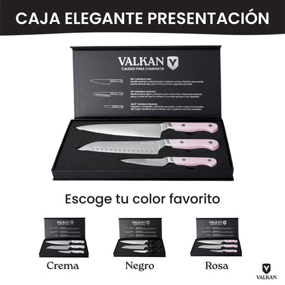 Set de 3 Cuchillos Classic Acero Alemán